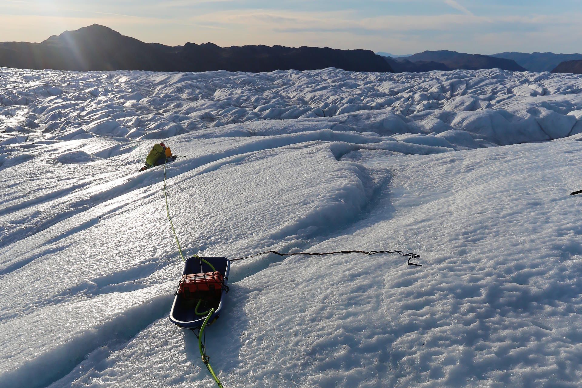 The BSI radar ready to go over 'Lake 1' (Photo: Andrew Sole)